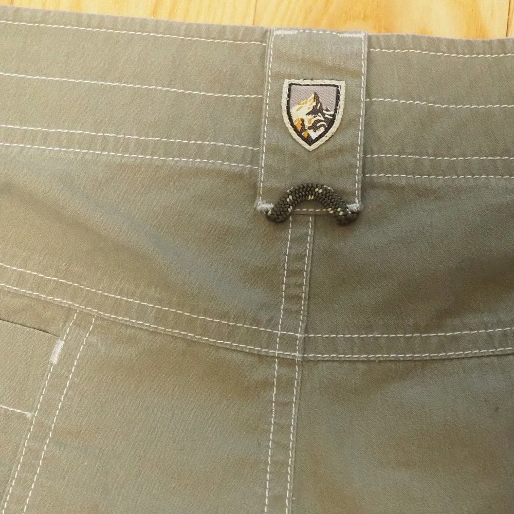 Kuhl Crag Series Long Shorts Men's 38 Olive Outdoor Utility Pockets Gorpcore